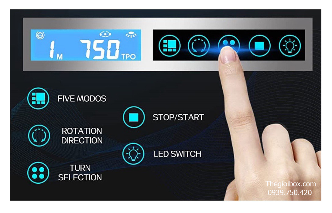 hướng dẫn cài đặt tủ đồng hồ cơ remote + màn hình cảm ứng