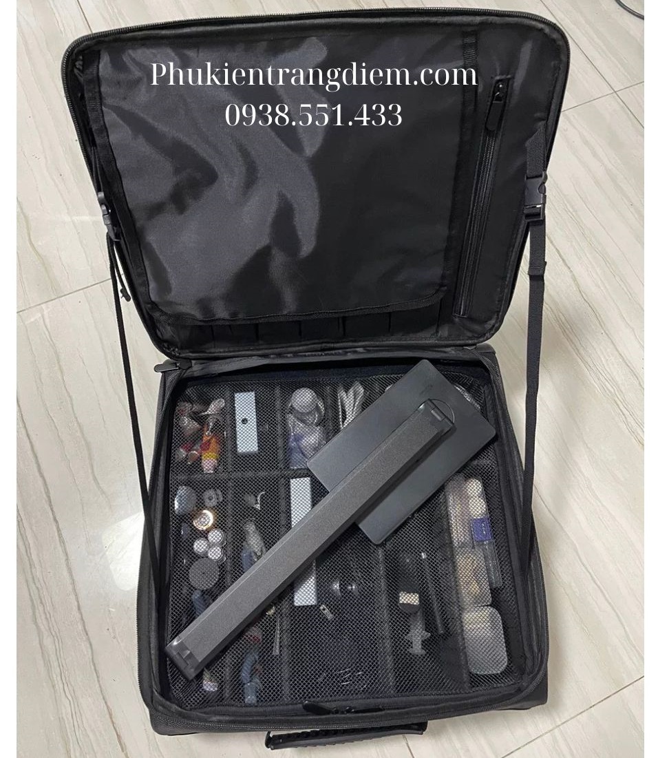 Cốp Trang Điểm Đựng Mỹ Phẩm Make Up Bằng Vải Để Vừa Xe Máy Cao Cấp