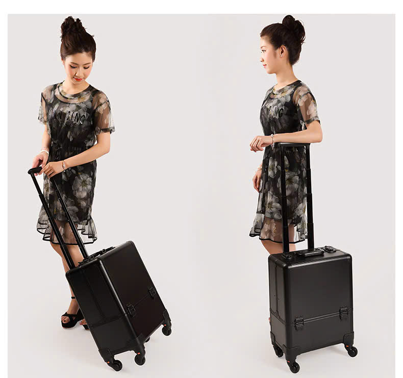 cốp vali kéo đựng đồ trang điểm chuyên nghiệp cao cấp